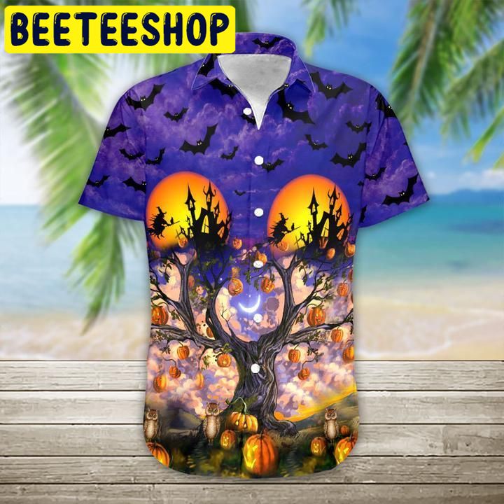 Halloween Tropical Hawaiian Shirt