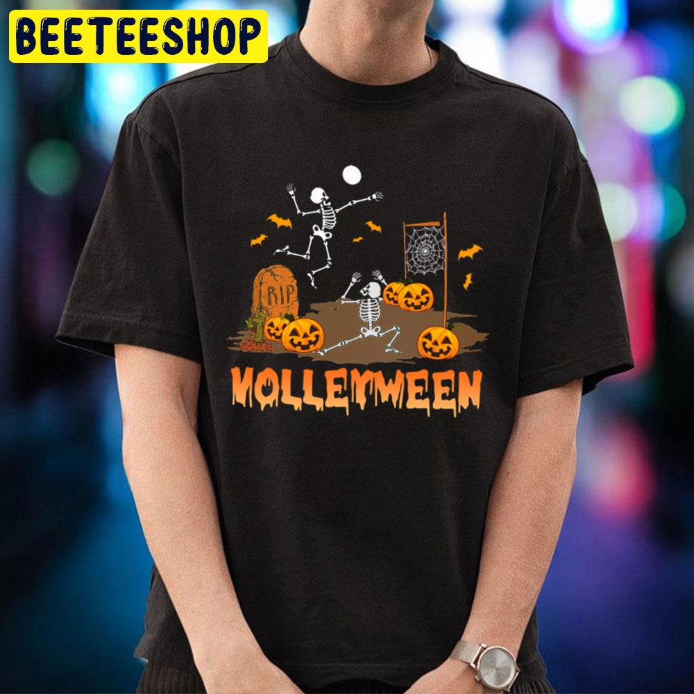 Halloween Volleyball Skeletons Trending Unisex T-Shirt - Beeteeshop