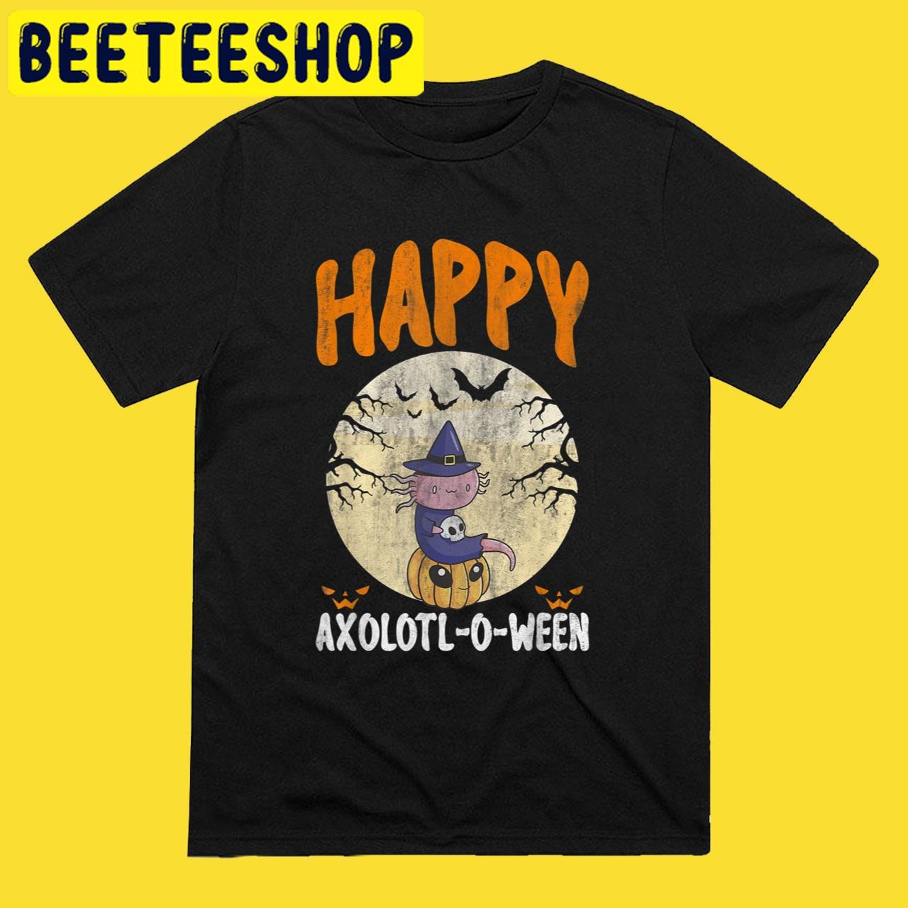 Happy Axolotl-O-Ween 2022 Halloween Trending Unisex T-Shirt