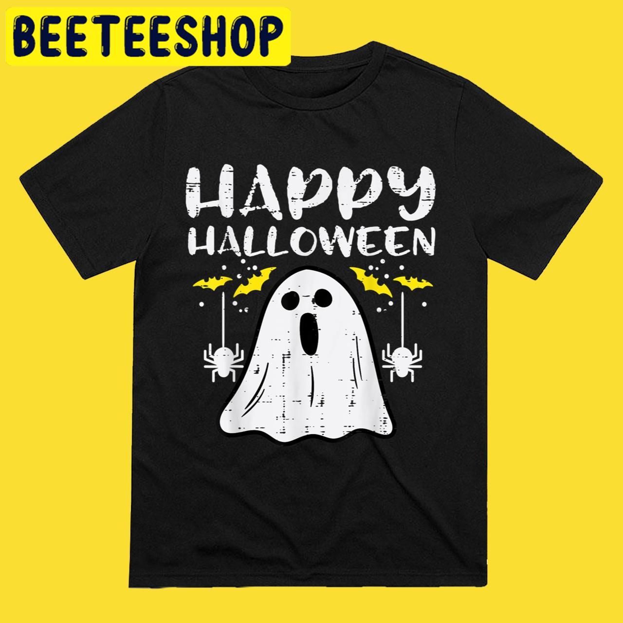 Happy Ghost Funny In 2022 Halloween Trending Unisex T-Shirt