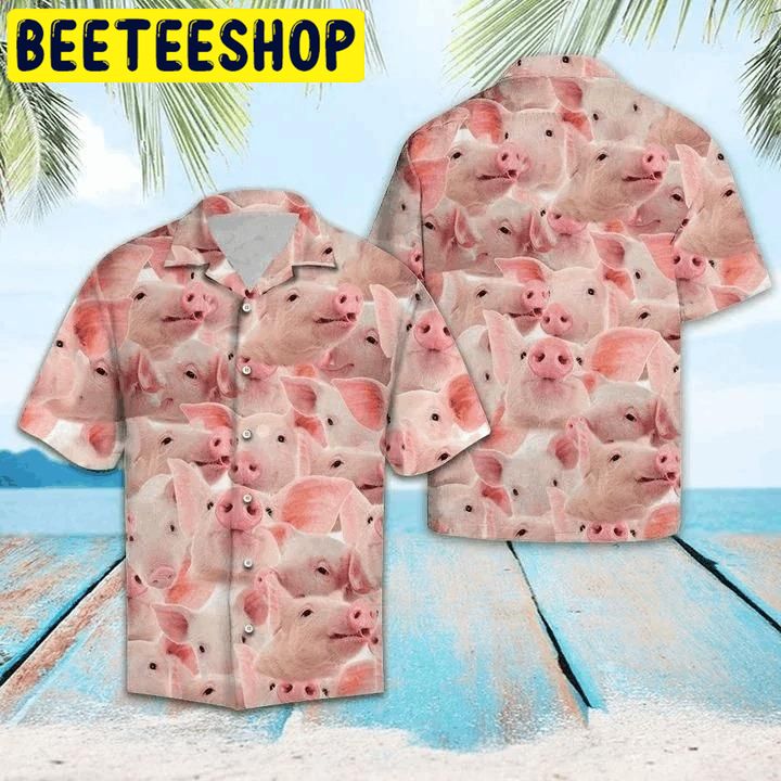 Happy Pig Hawaiian Shirt