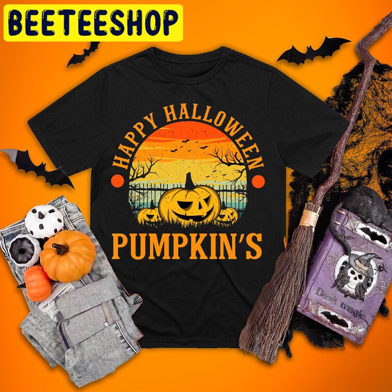 Happy Pumpkin’s Merchandise Pumpkin Halloween Trending Unisex T-Shirt