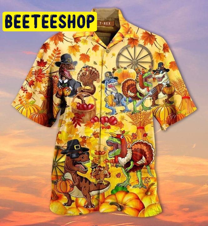 Happy Trexgiving Hawaiian Shirt