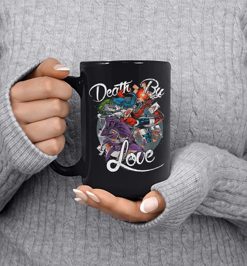 Harley Quinn Joker Death By Love Mug