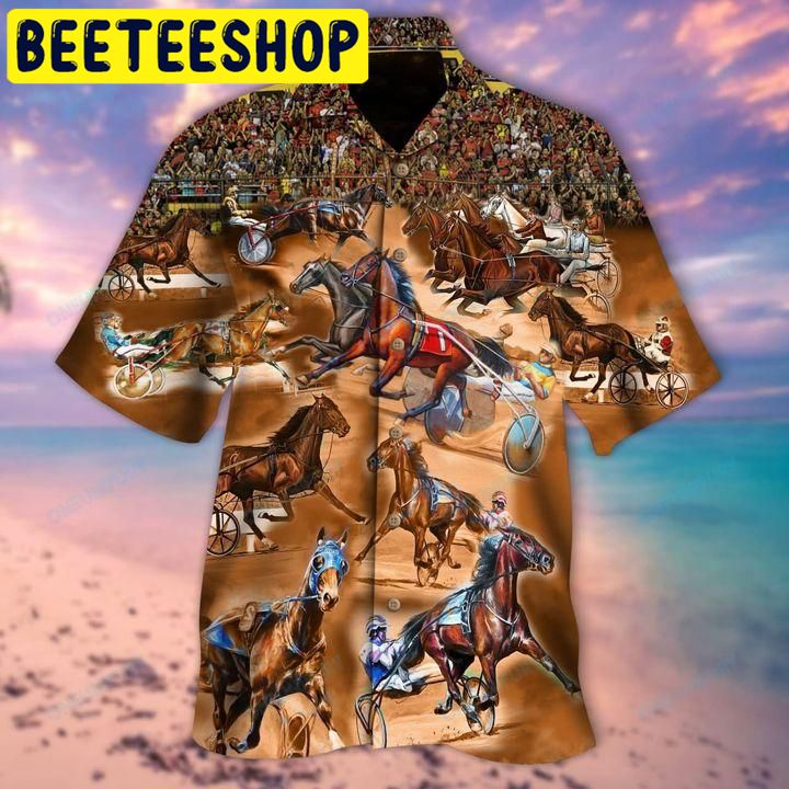 Harness Racing Life Is Better At The Races Hawaiian Shirt