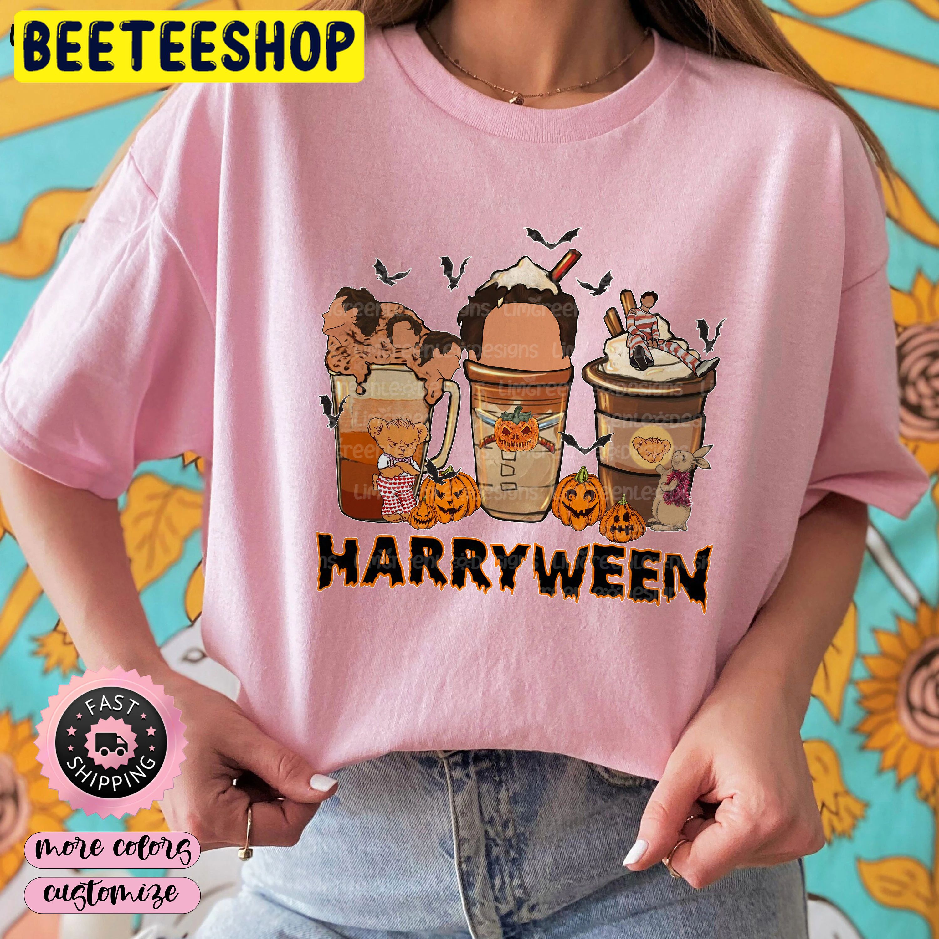 Harryween Harry Fall Coffee Halloween Trending Unisex Shirt