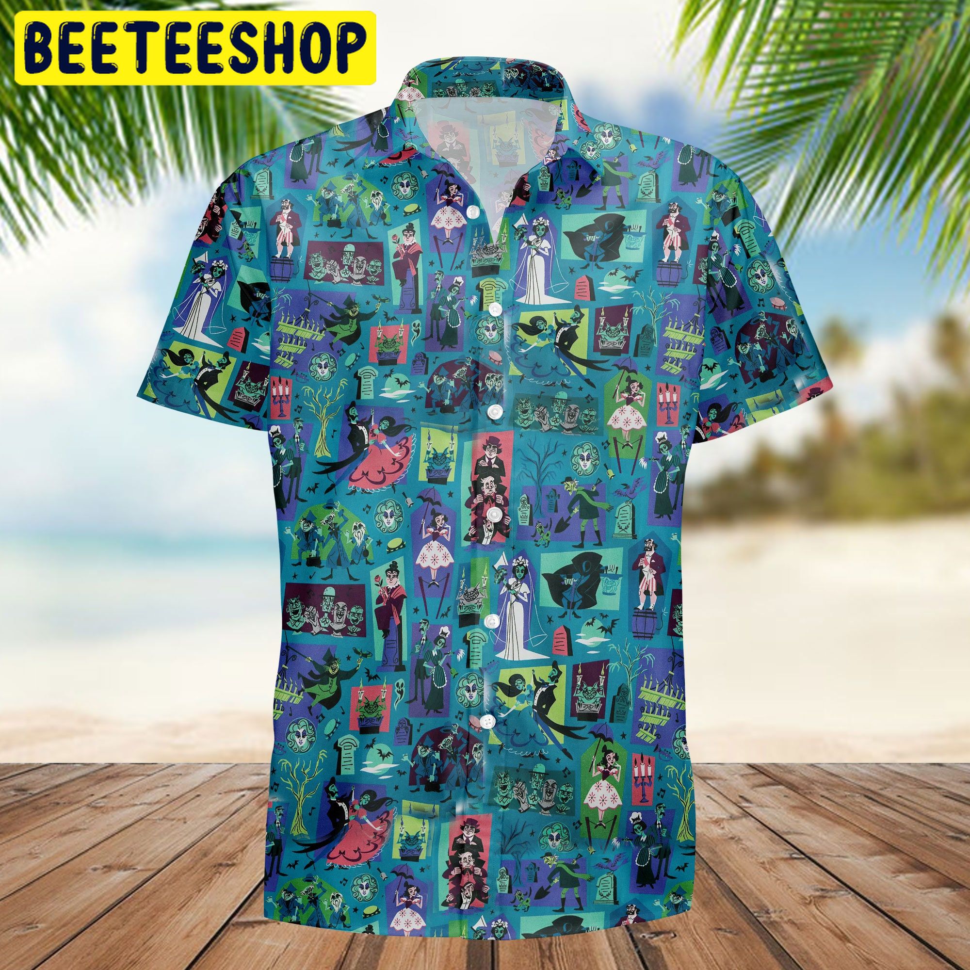 Haunted Mansion Trending Hawaiian Shirt - Beeteeshop