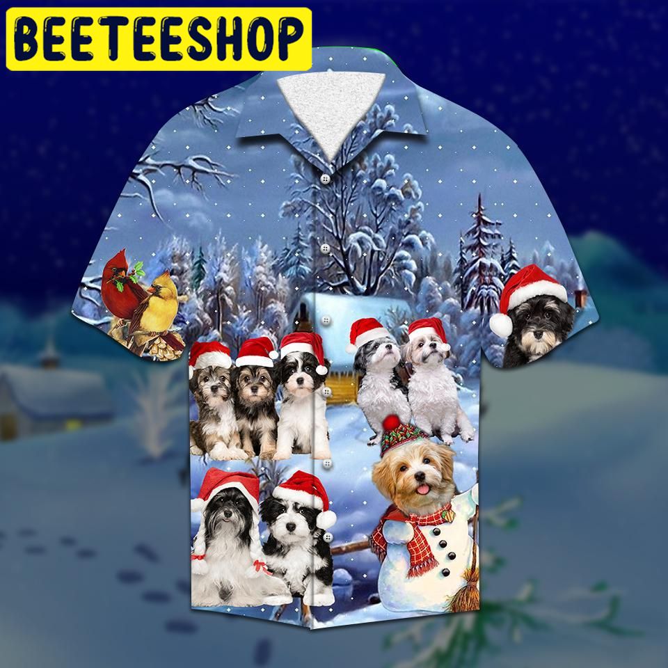 Havanese Christmas Hawaiian Shirt