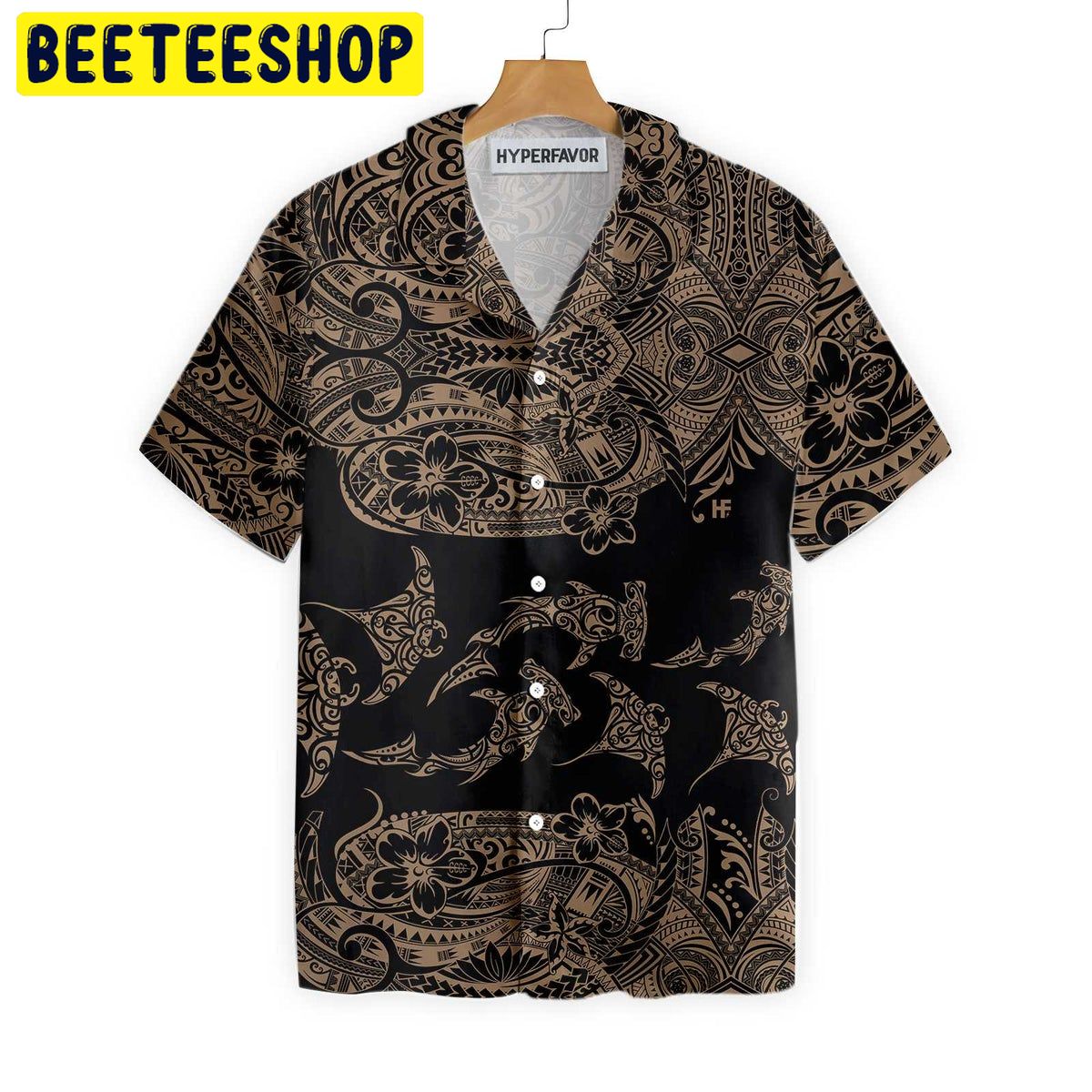 Hawaii Polynesian Pattern Trending Hawaiian Shirt