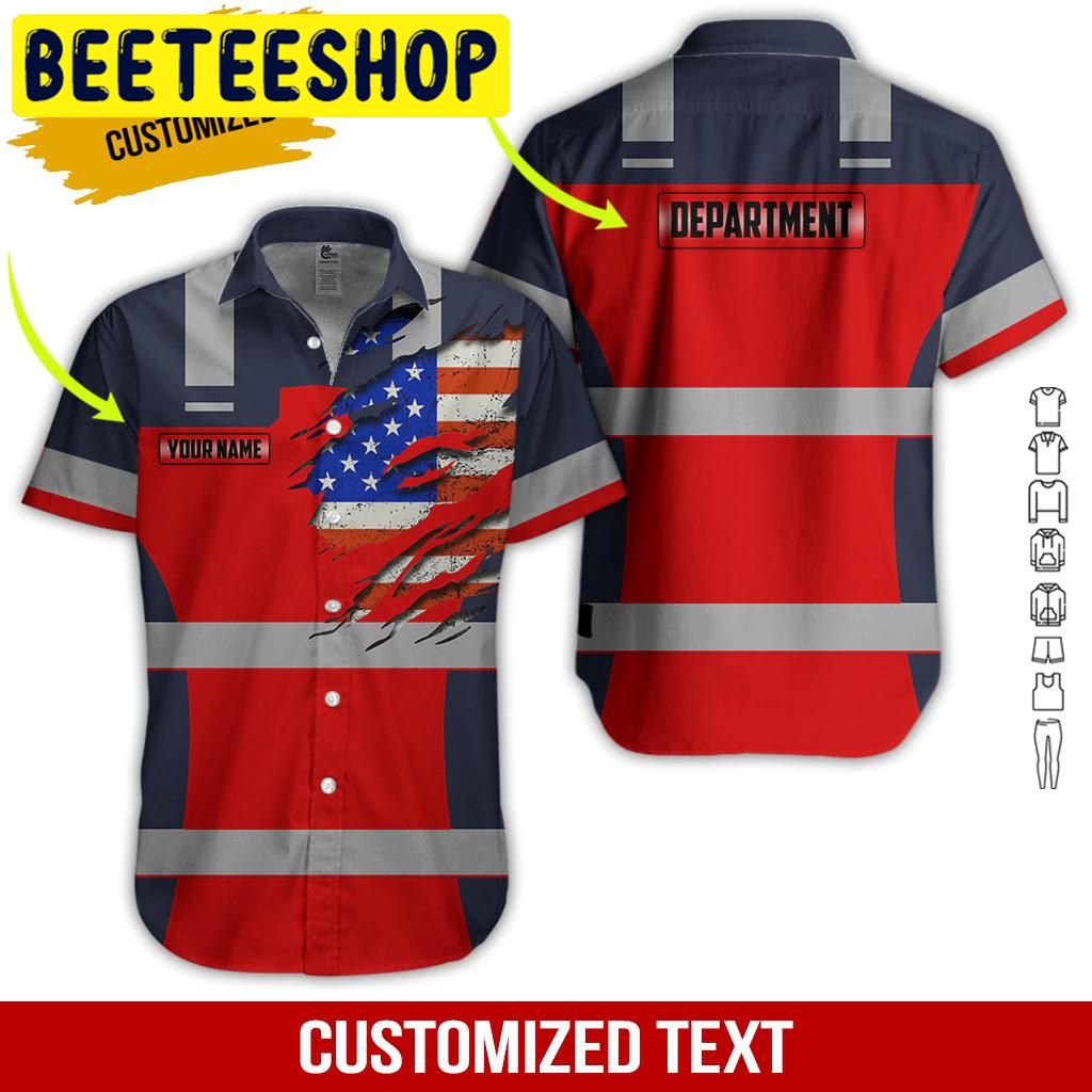 Heavy Equipment Custom Name Hawaiian Shirt 2359