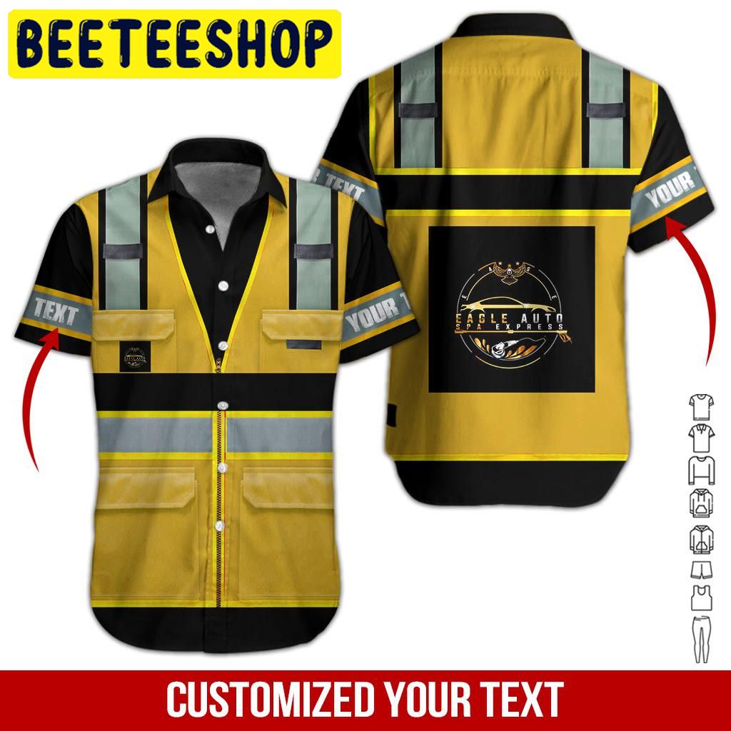 Heavy Equipment Custom Name Hawaiian Shirt 6359