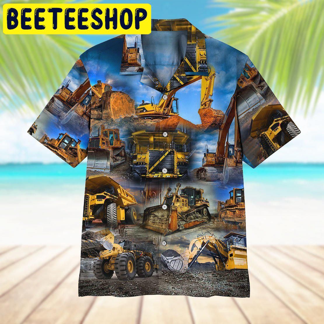 Heavy Equipment Hawaiian Shirt