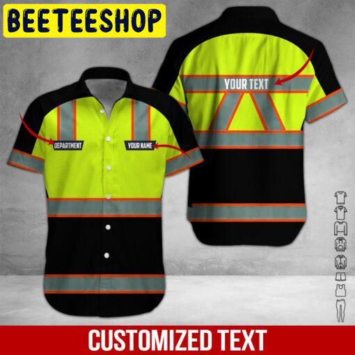 Heavy Equipment Workwear Custom Name Hawaiian Shirt 1459