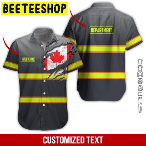 Heavy Equipment Workwear Custom Name Hawaiian Shirt 1559