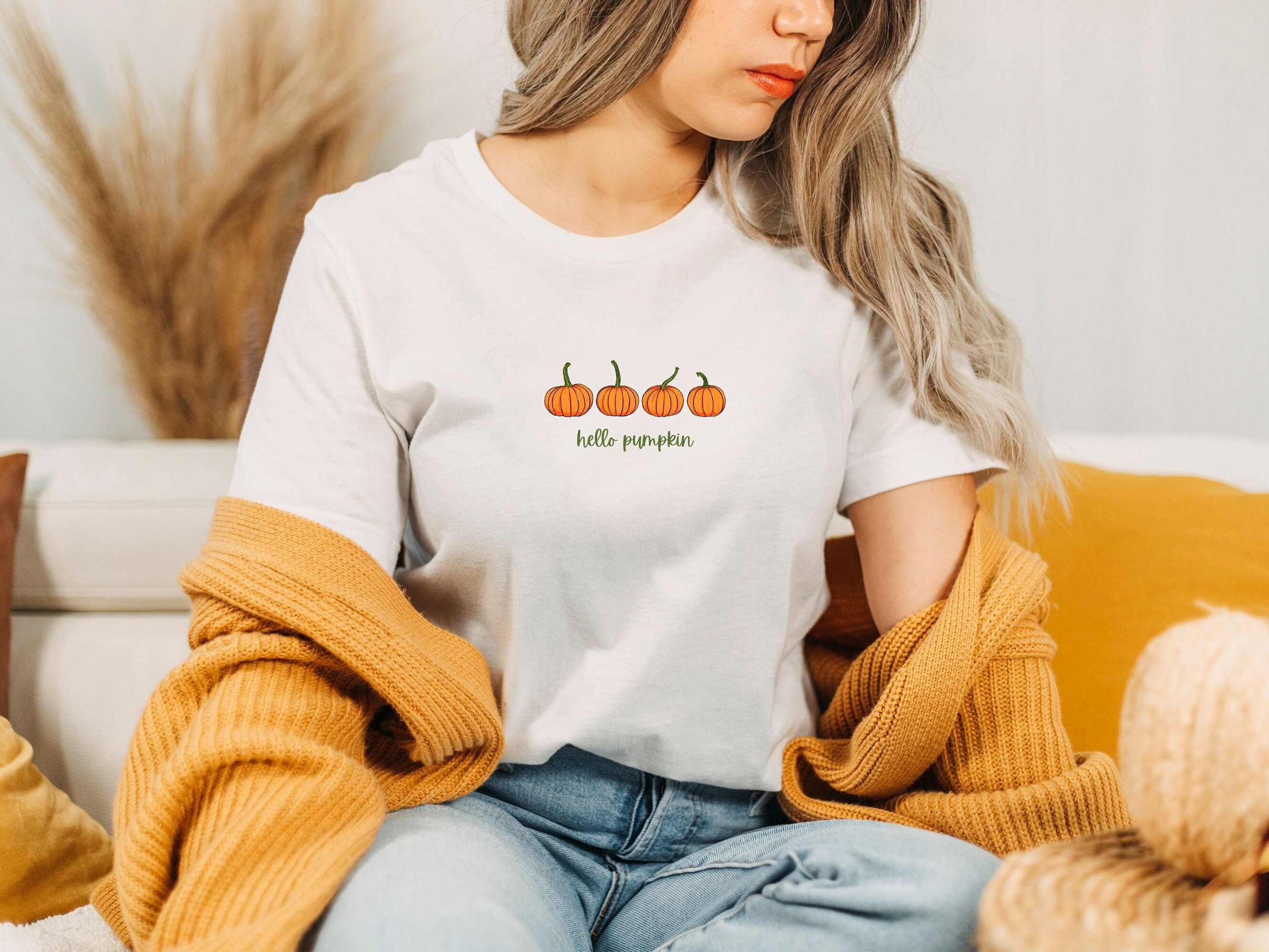 Hello Pumpkin Halloween T-Shirt