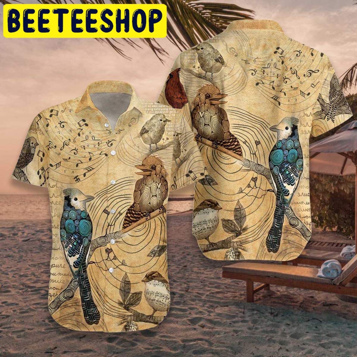 High Above The Tree Birds Hawaiian Shirt