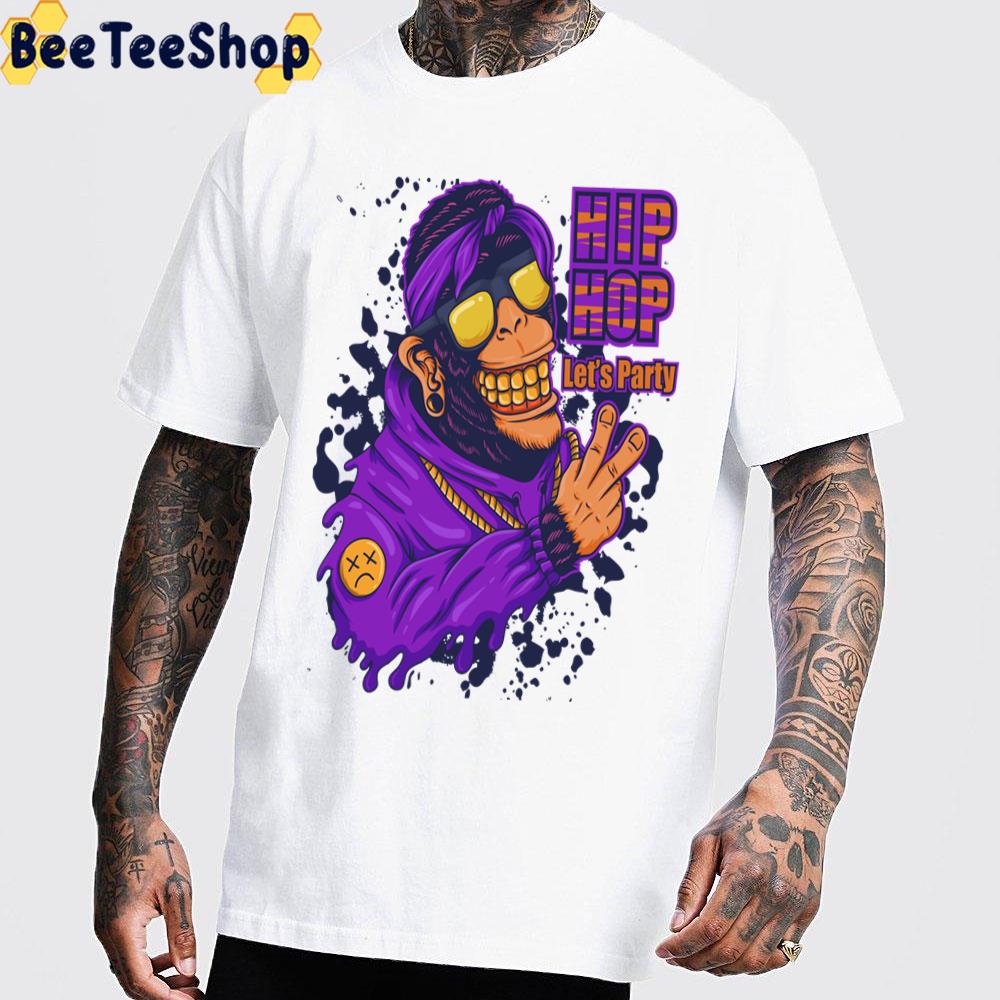 Hip Hop Let’s Party Hit Monkey Trending Unisex T-Shirt