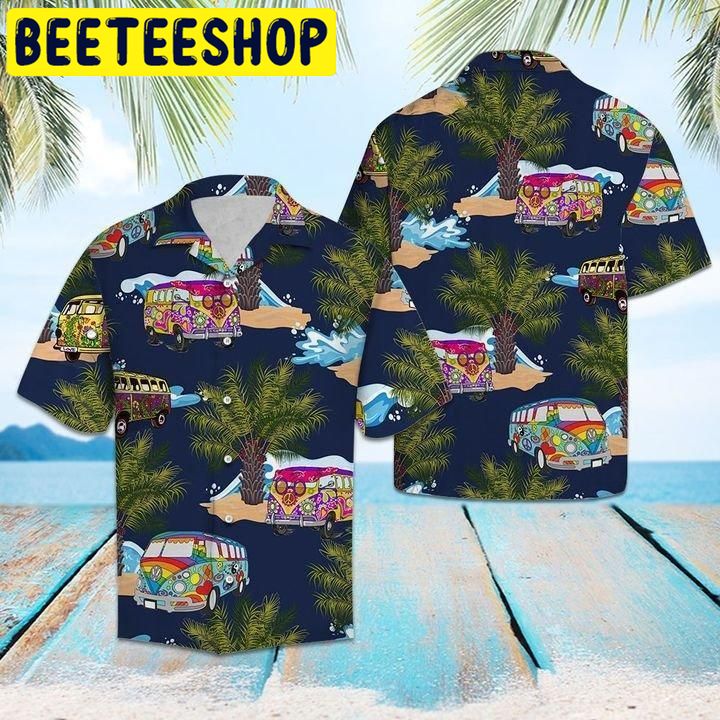 Hippie Bus Hawaiian Shirt