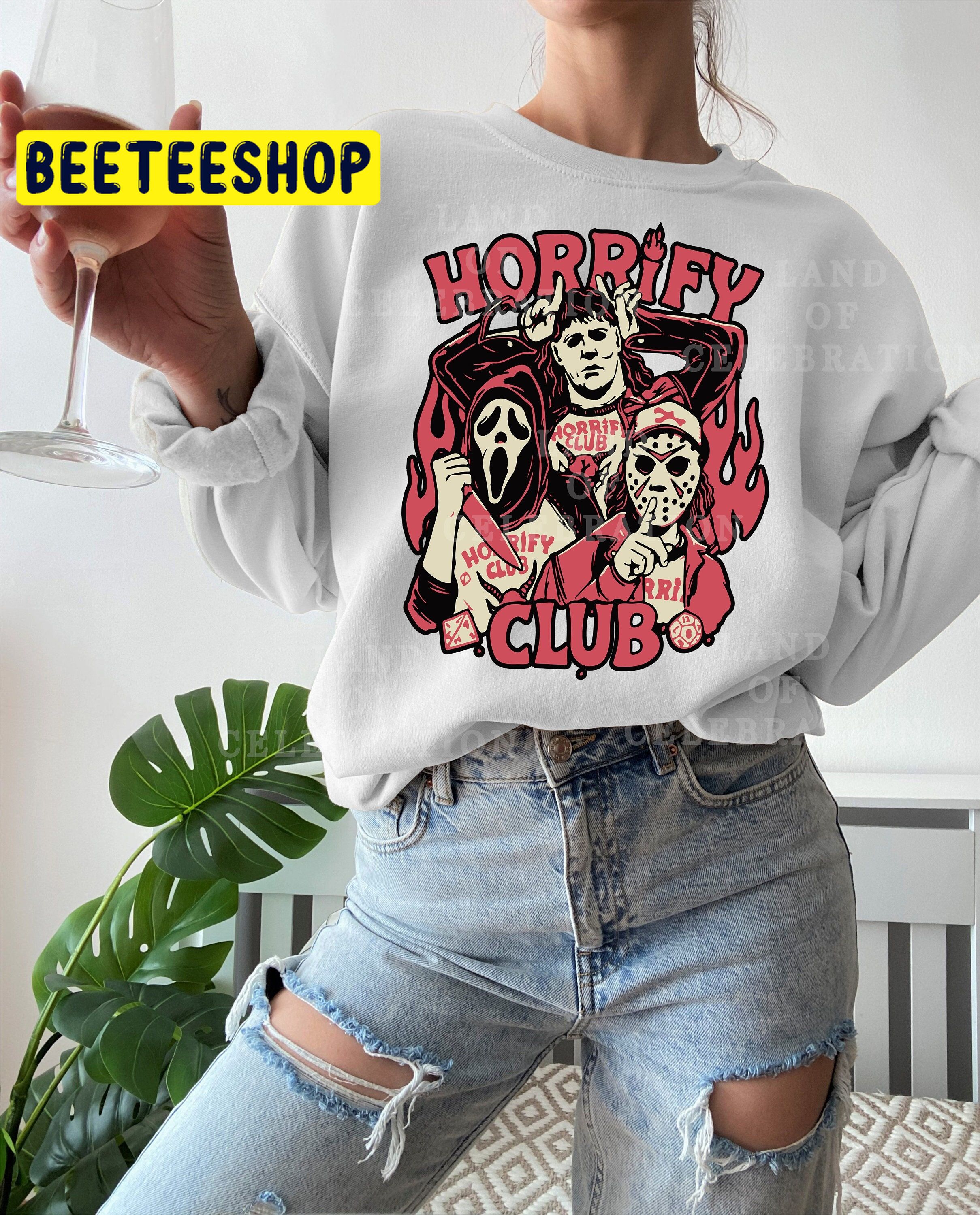 Horrify Club Retro Stranger Things Halloween Trending Unisex Shirt