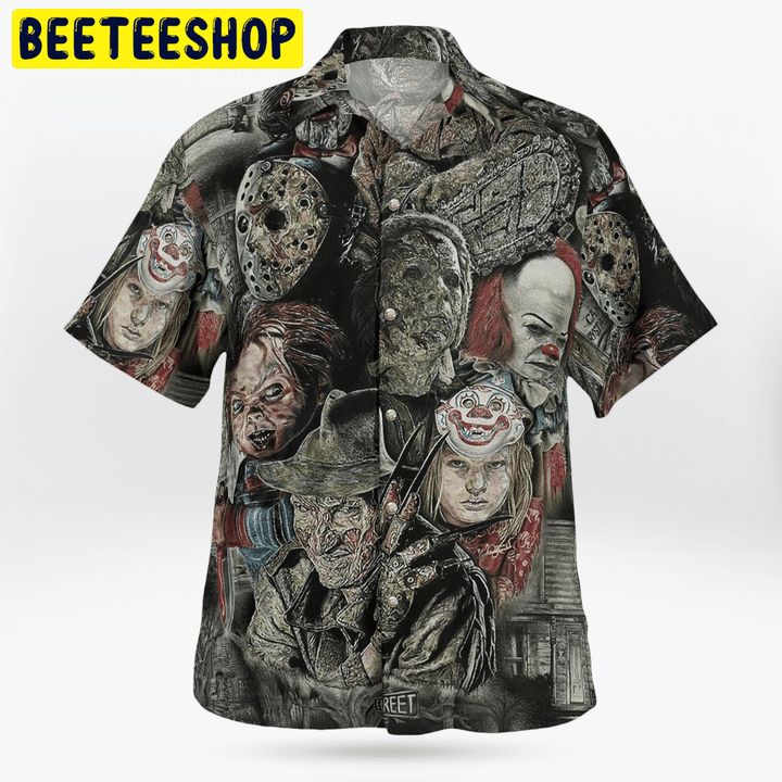 Horror Combo Trending Hawaiian Shirt