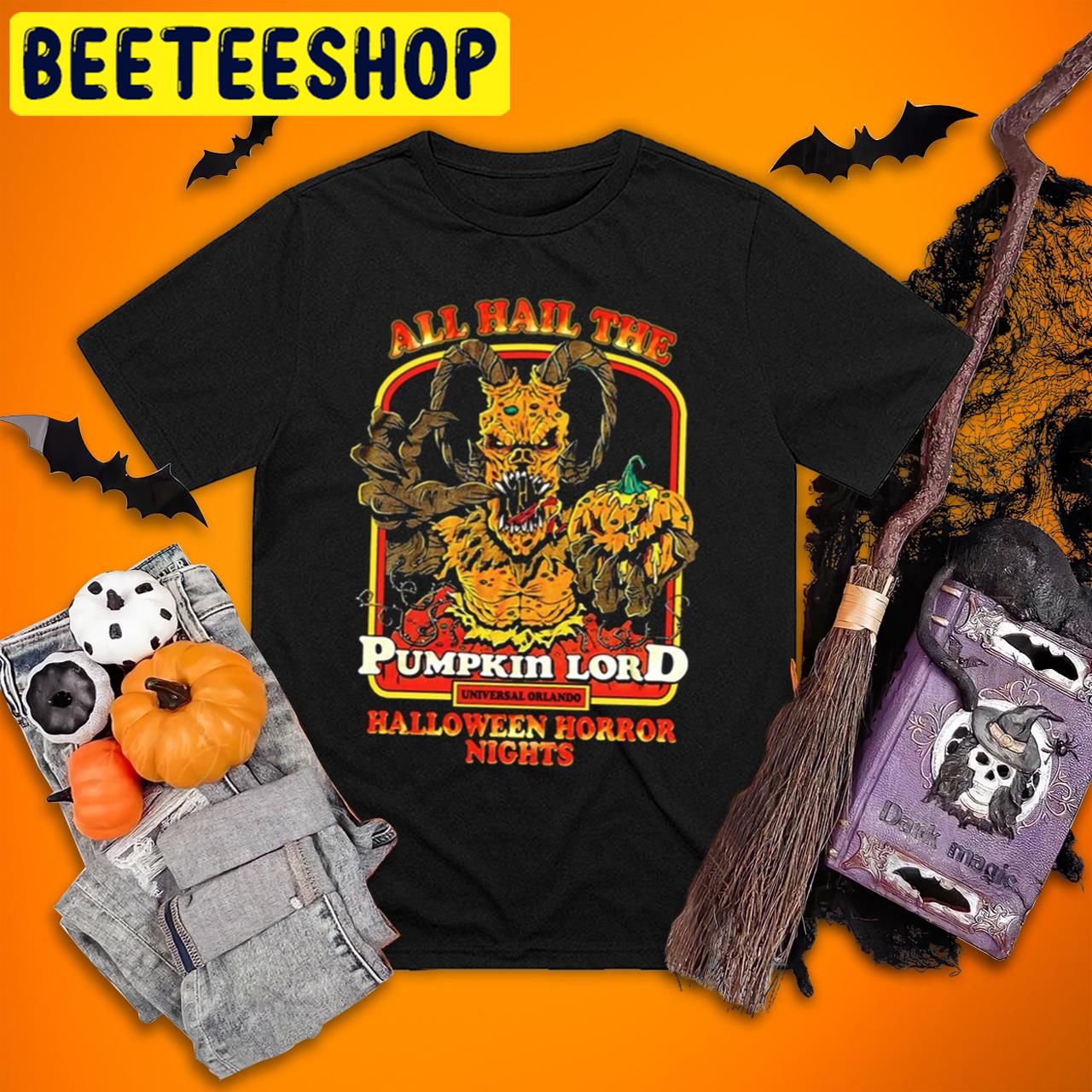 Horror Nights All Hail The Pumpkin Lord Halloween Trending Unisex T-Shirt