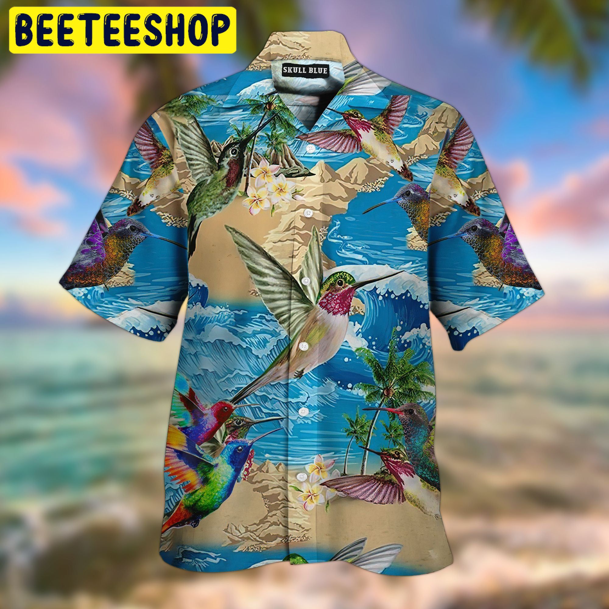 Hummingbird Summer 3D All Over Printed Trending Hawaiian Shirt