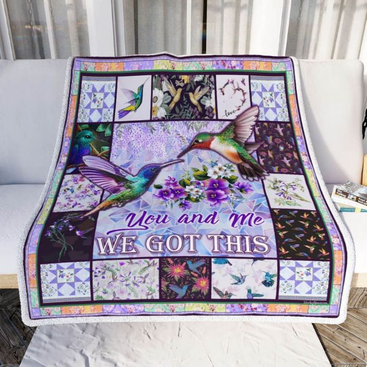 Hummingbird You And Me We Got This Comfy Sofa Throw Blanket