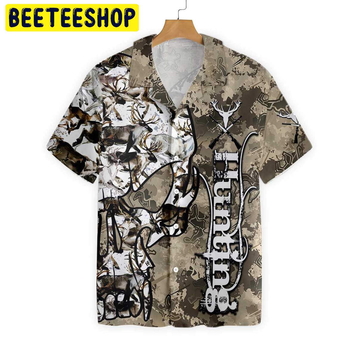 Hunting Camo And Skull Trending Hawaiian Shirt