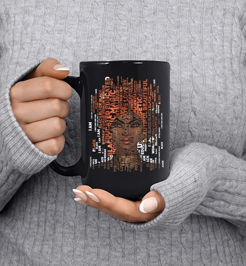 I Am Black Woman Educated Beautiful Black History Month 2020 Mug