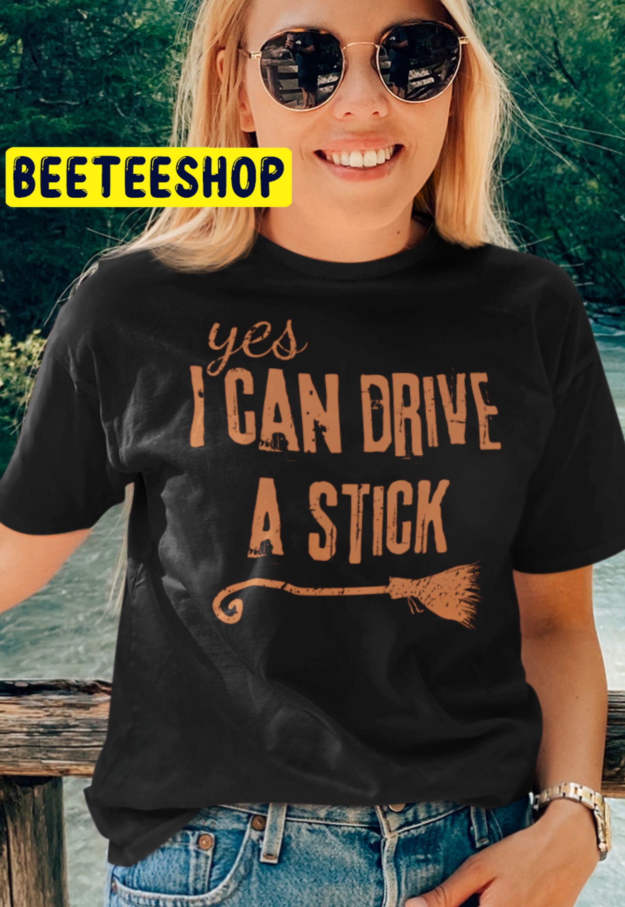 I Drive A Stick HalloweenTrending Unisex Shirt