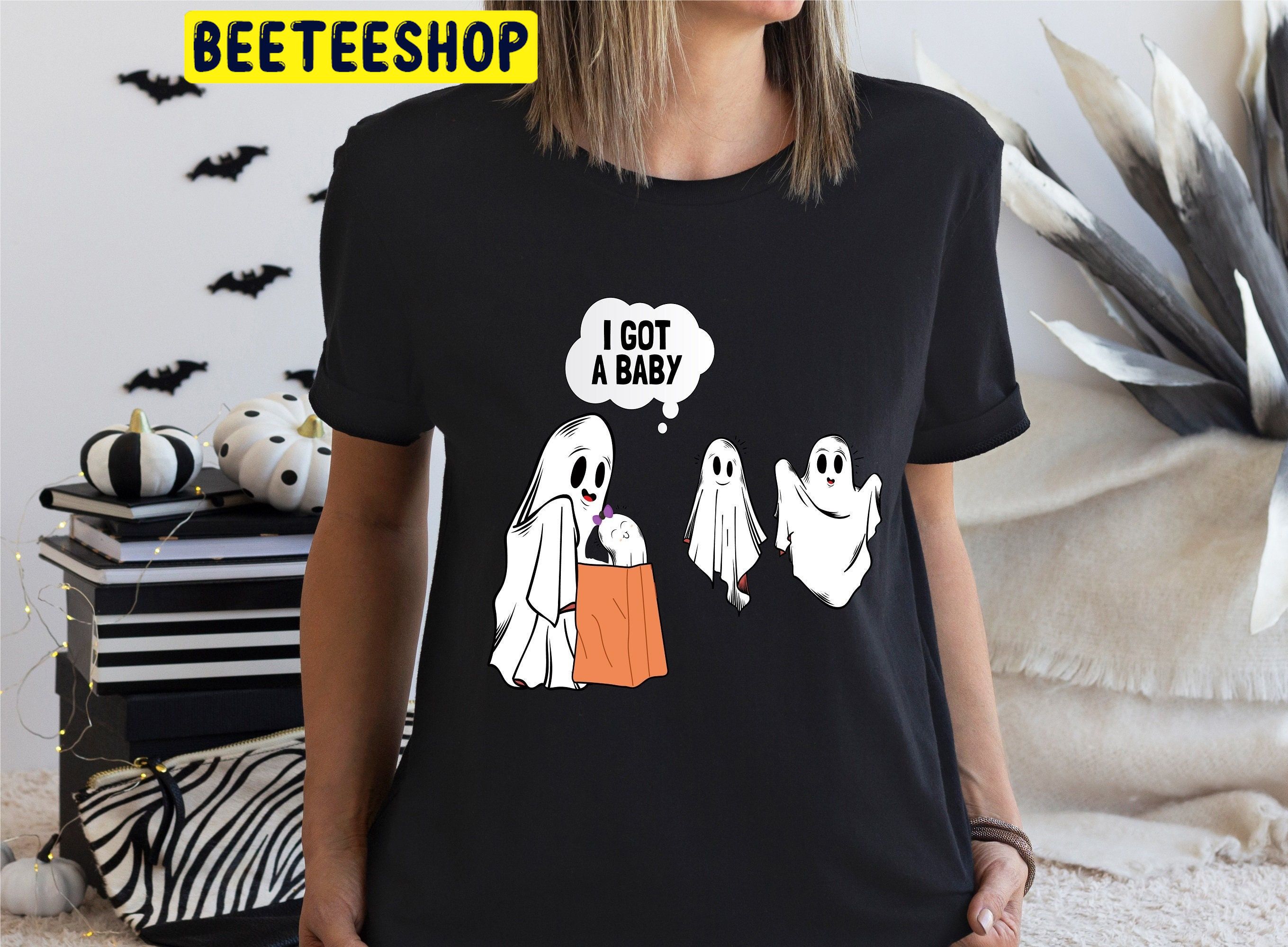 I Got A Baby Halloween Pregnancy Trending Unisex Shirt