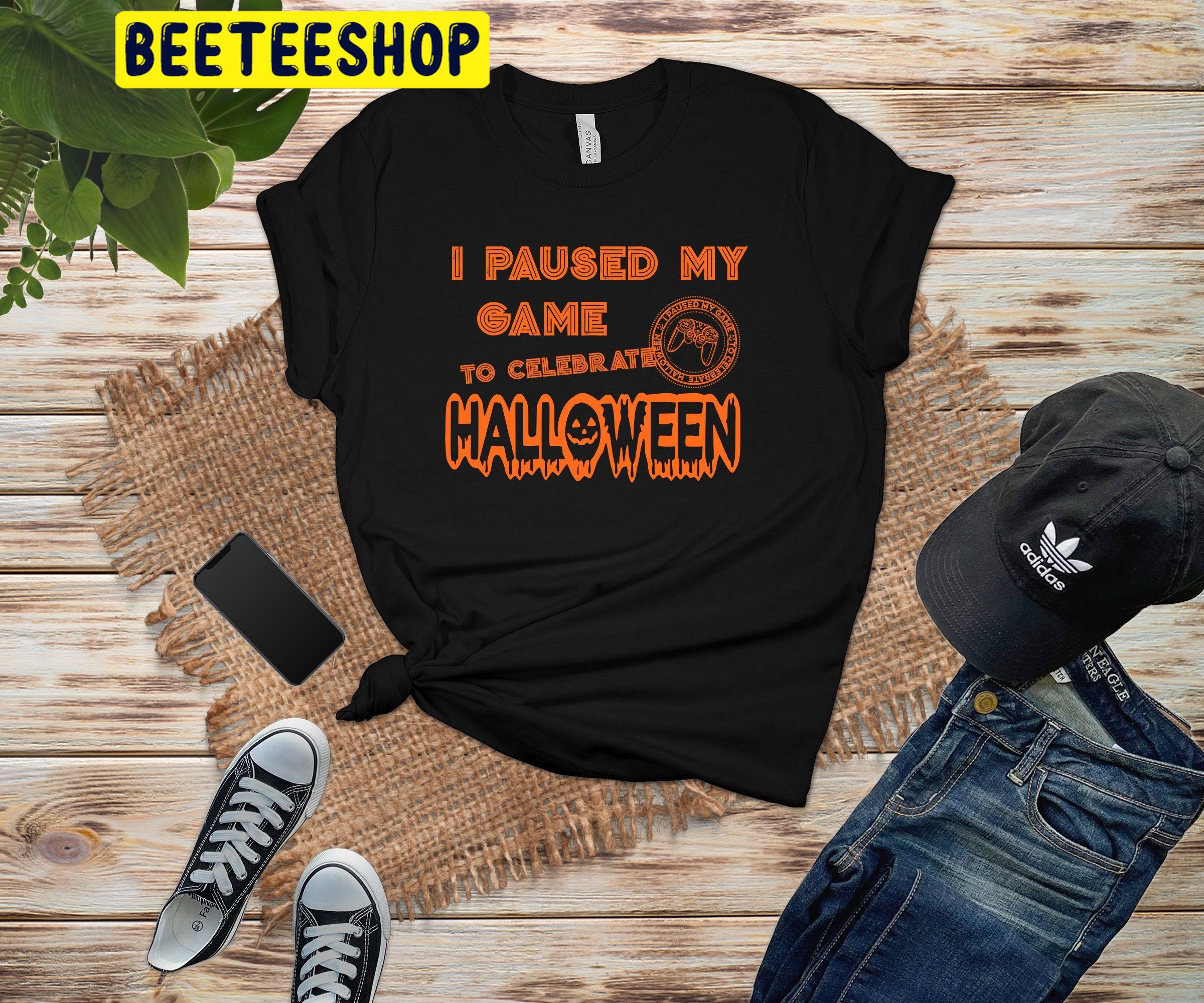 I Paused My Game To Celebrate Halloween Trending Unisex Shirt