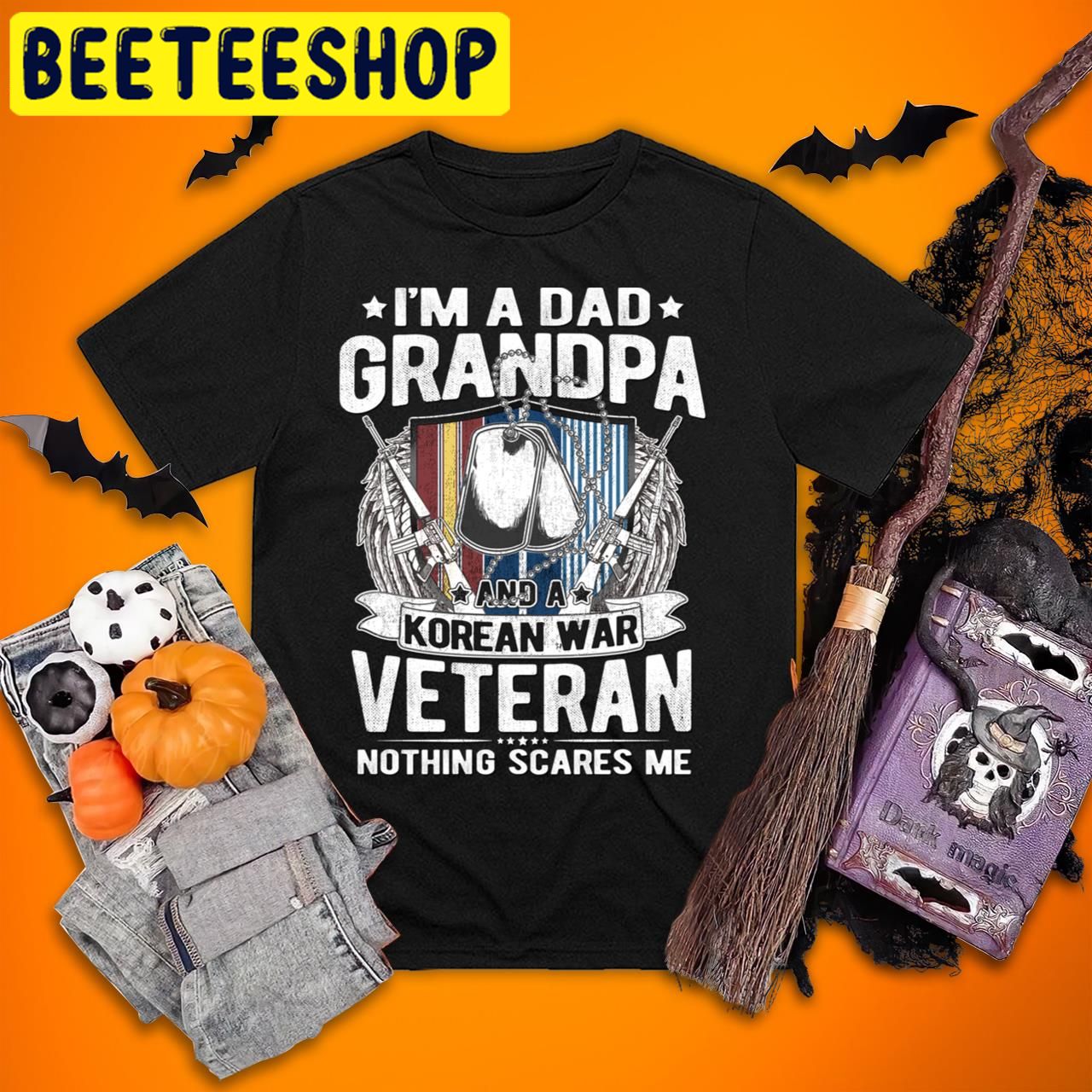 I’m A Dad Grandpa Veteran Halloween Trending Unisex T-Shirt