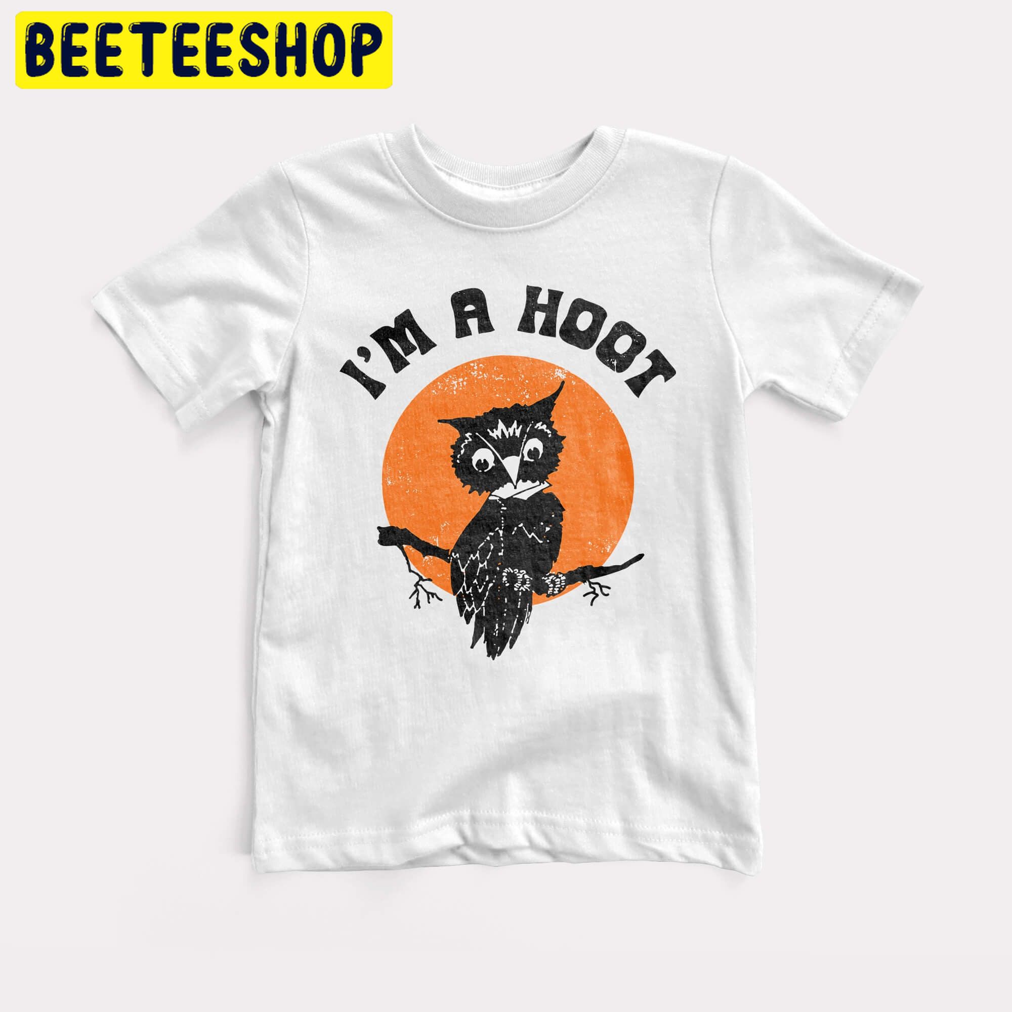 I’m A Hoot Baby Retro Halloween Cute Owl Trending Unisex Shirt