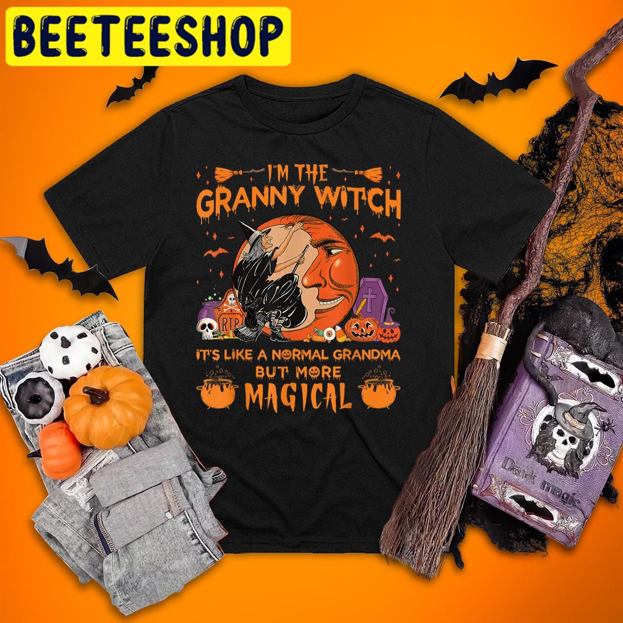 I’m The Granny Witch It’s Like A Normal Grandma Halloween Trending Unisex T-Shirt