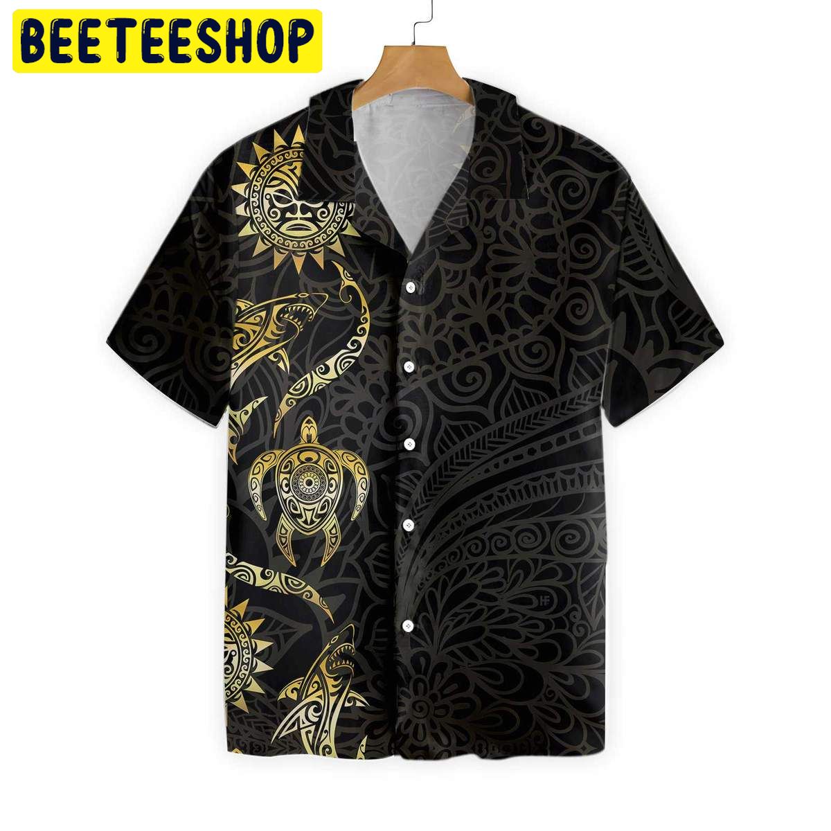 In The Ocean Polynesian Pattern Trending Hawaiian Shirt