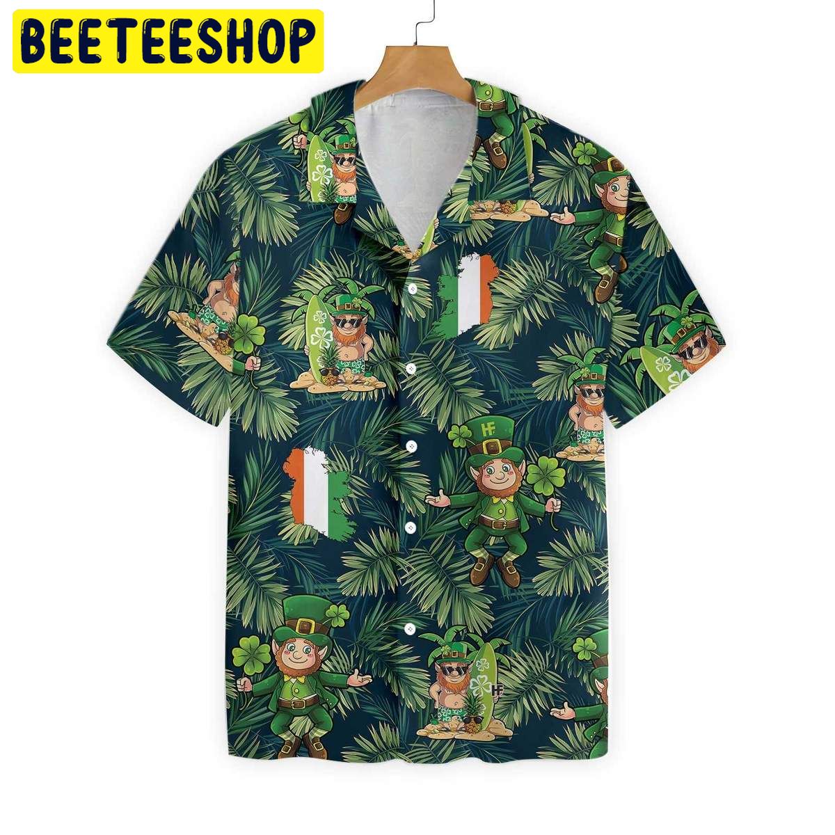 Irish Hooligan Saint Paddy’s Day Trending Hawaiian Shirt