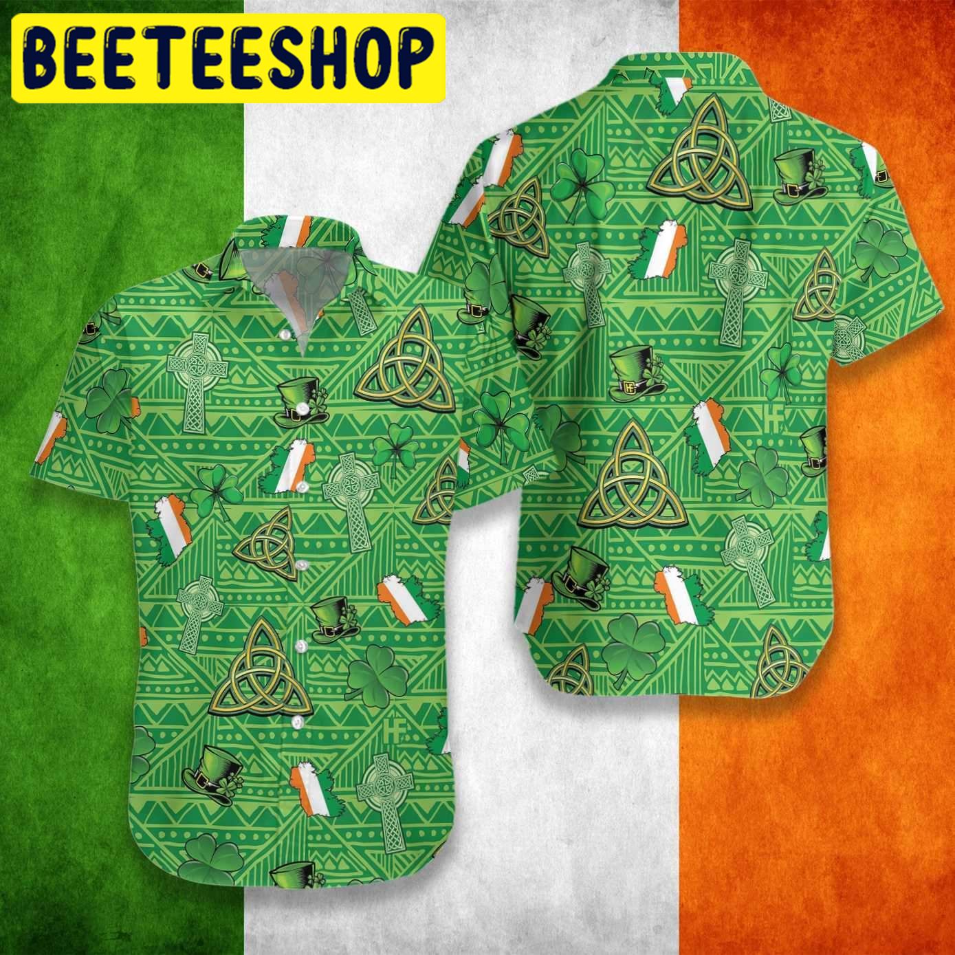 Irish Saint Patrick’s Day Hawaiian Shirt 2359