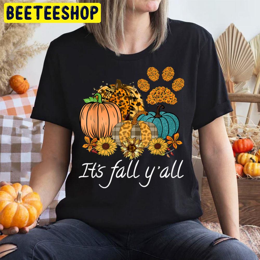 It’s Fall Y’all Pumpkin Halloween Trending Unisex T-Shirt