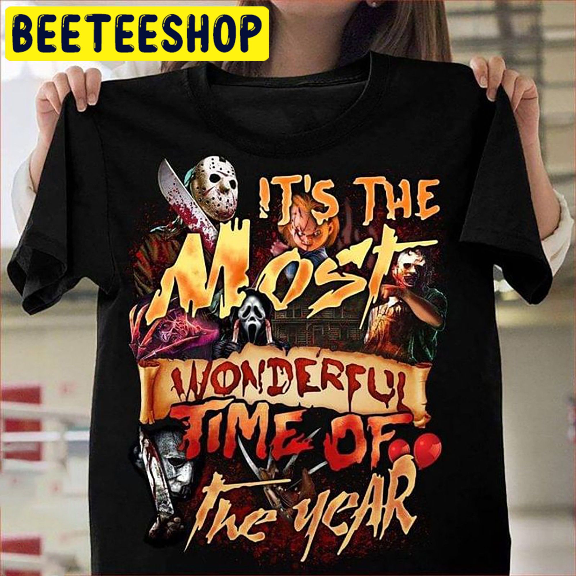 It’s The Most Wonderful Time Of The Year Classic 80’s Horror Halloween Trending Unisex Shirt