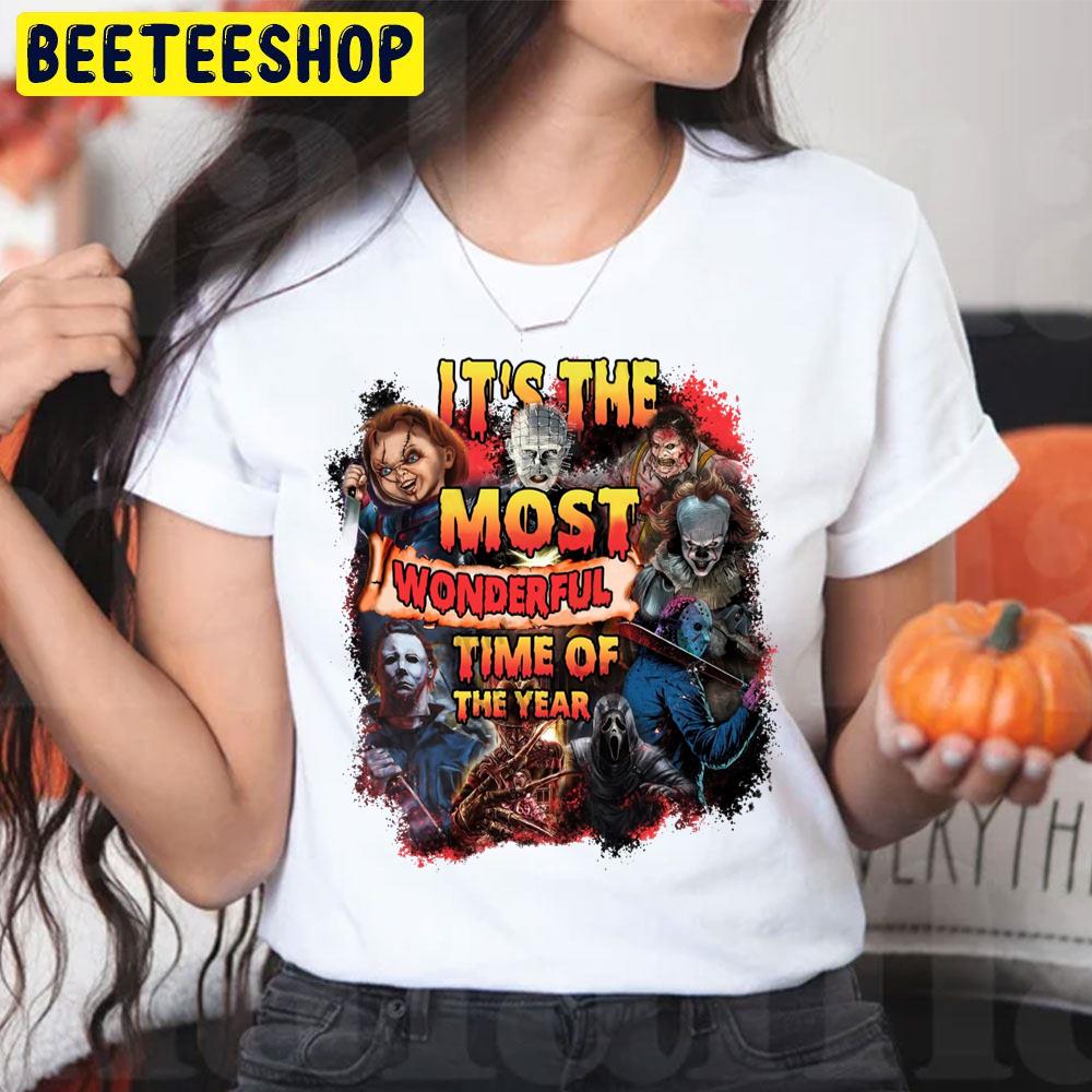 It’s The Most Wonderful Time Of The Year Horror Killer Design Trending Unisex T-Shirt