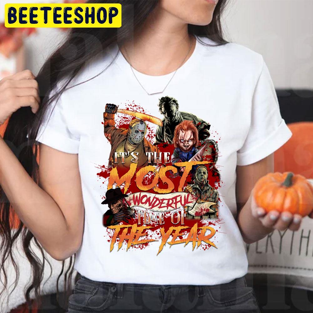 It’s The Most Wonderful Time Of The Year Horror Killer Halloween Trending Unisex T-Shirt