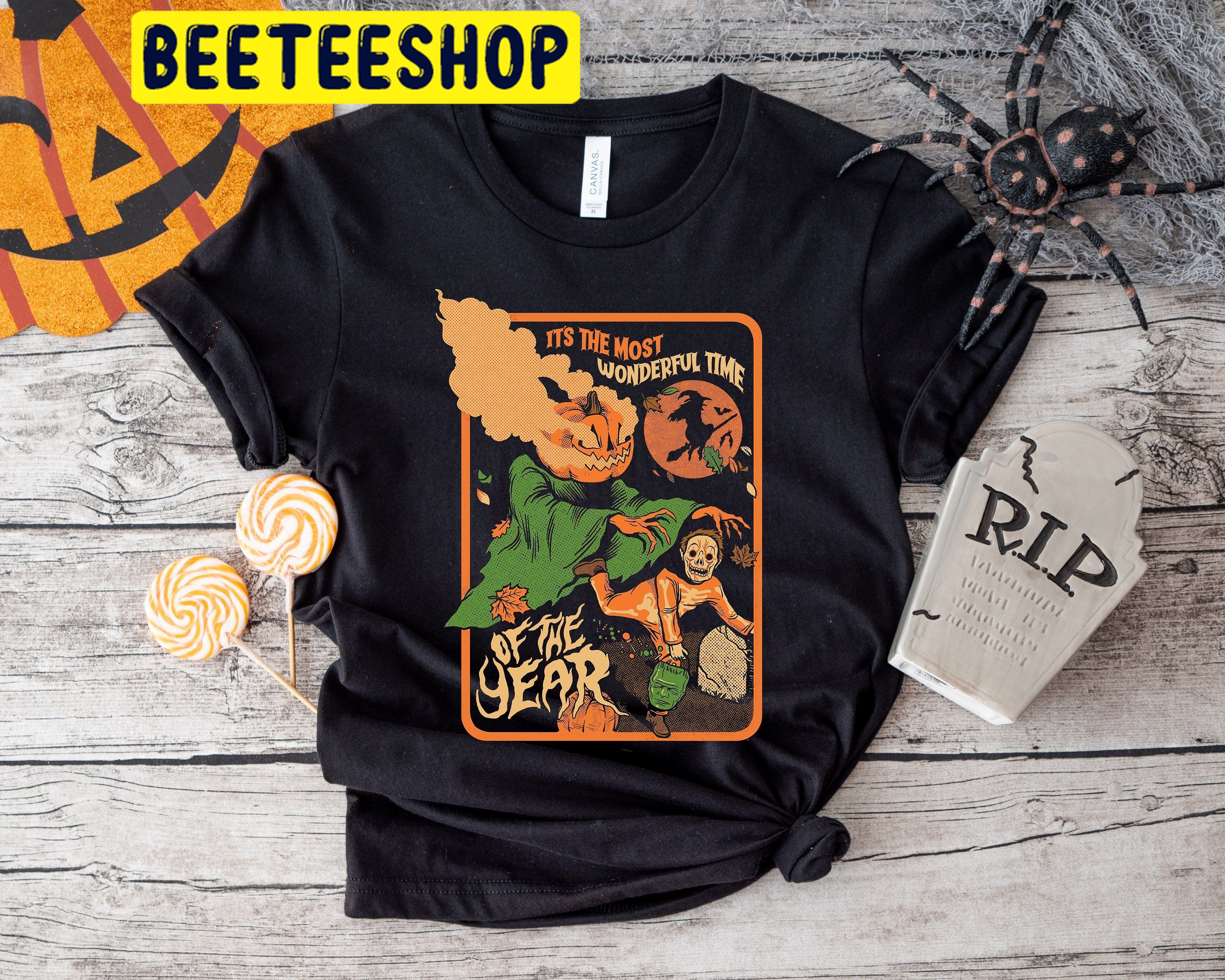 It’s The Most Wonderful Time Of The Year Retro Vintage 90s Halloween Trending Unisex Shirt