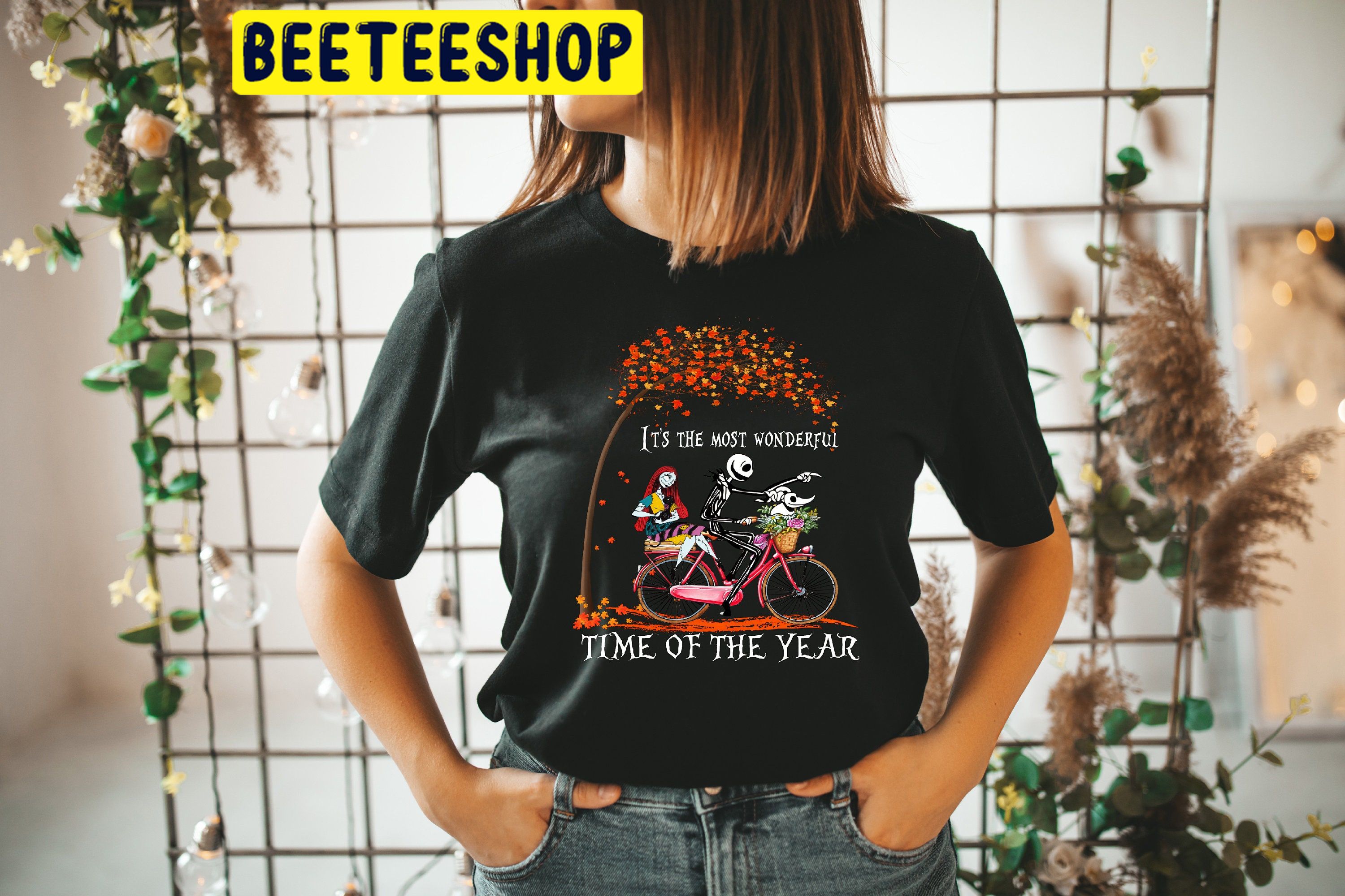 Jack And Sally It’s The Most Wonderful Time Of The Year Halloween Trending Unisex Shirt