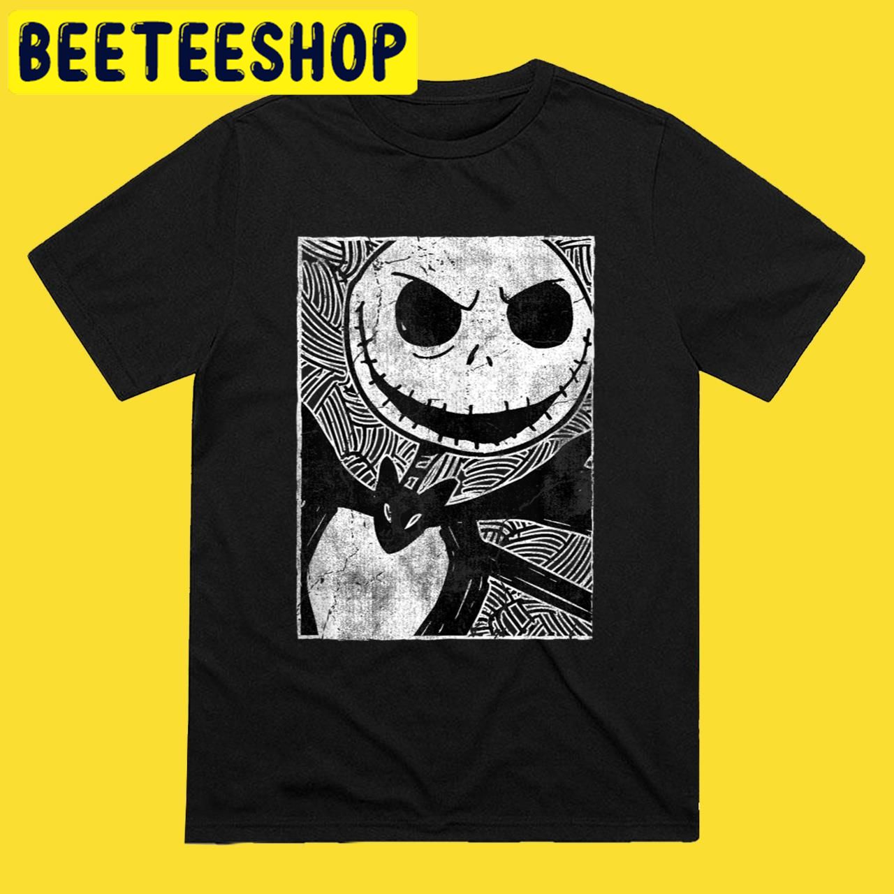 Jack Skellington Sketch Halloween Trending Unisex T-Shirt