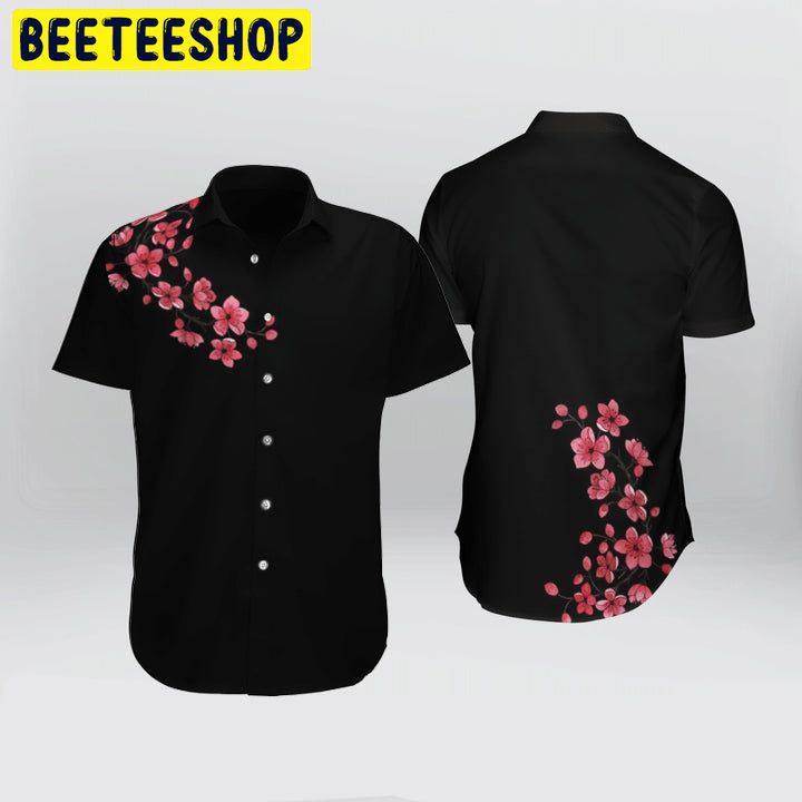 Japanese Aesthetic Sakura Cherry Blossom Trending Hawaiian Shirt