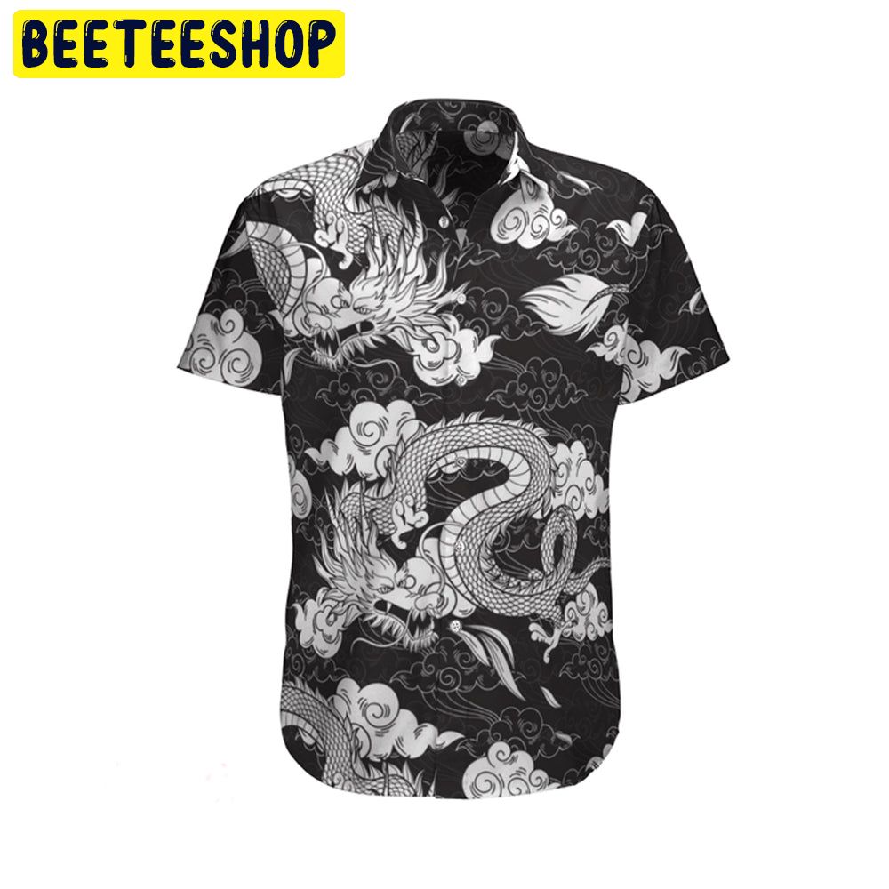 Japanese Dragon Art Trending Hawaiian Shirt - Beeteeshop