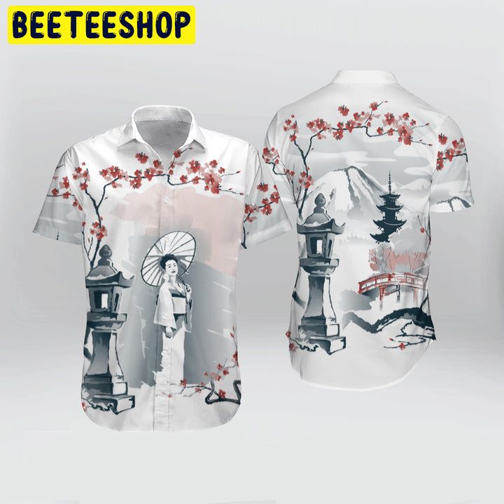 Japanese Sakura Cherry Blossom Trending Hawaiian Shirt