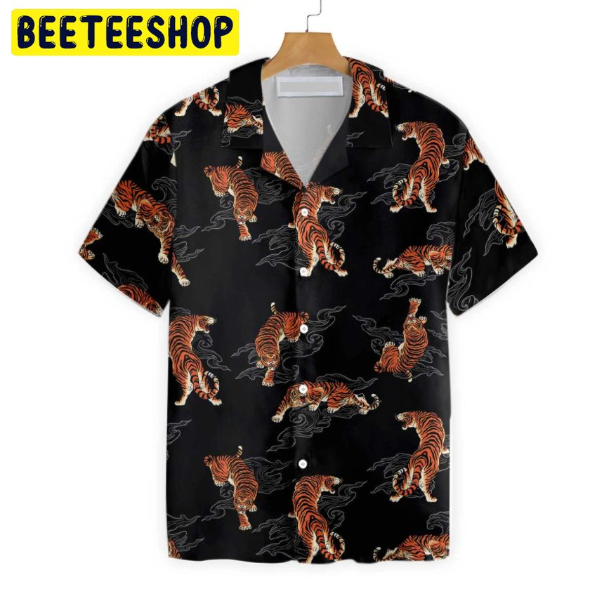 Japanese Tiger Trending Hawaiian Shirt