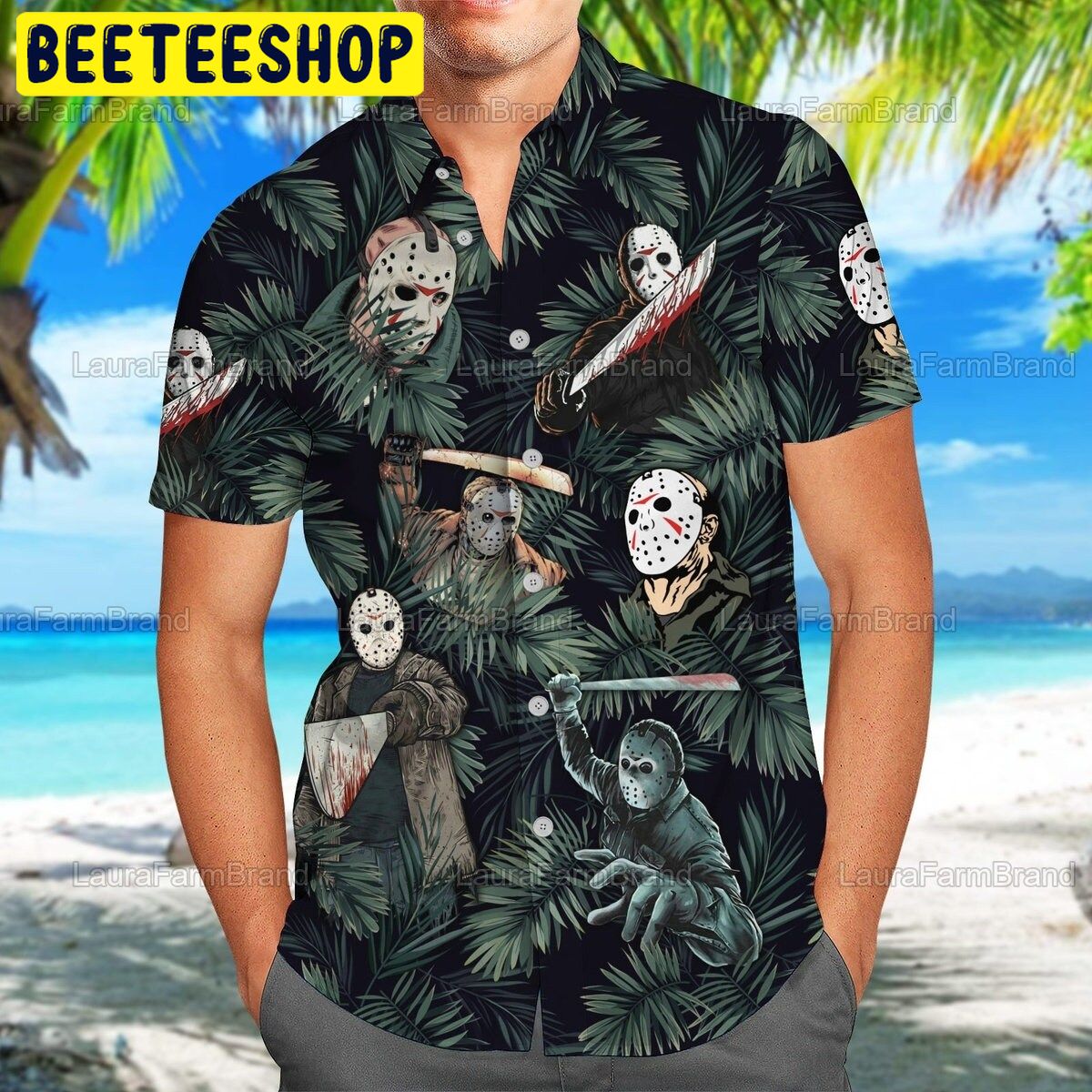 Jason Voorhees Halloween Trending Hawaiian Shirt